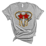 Elephant with FAUX Sequin Star Eyes