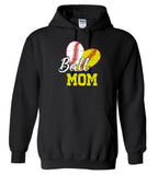 Baseball and Softball Heart Mom