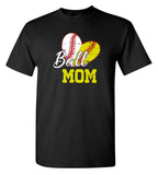 Baseball and Softball Heart Mom