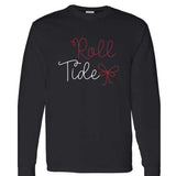 Roll Tide Script With Bow