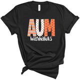 AUM Warhawks Doodle Letters