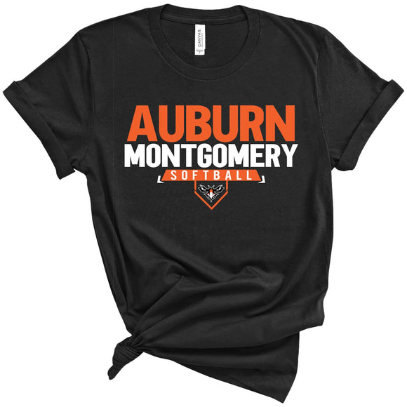 Auburn Montgomery Softball With Base
