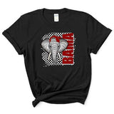 Checkered Bama With Elephant and Hat