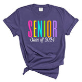 Senior 2024 Colorful Letters