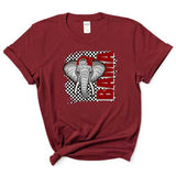 Checkered Bama With Elephant and Hat