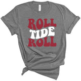 Roll Tide Roll Groovy Letters