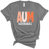 AUM Warhawks Doodle Letters