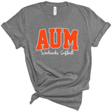 AUM Warhawks Softball Arched