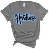 Helena Huskies FAUX Embroidery