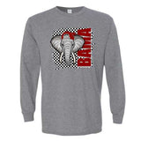 Checkered Bama With Elephant and Hat