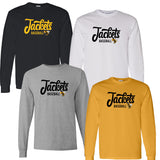 Jackets Baseball Cursive With Bee