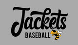 Jackets Baseball Cursive With Bee