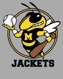 Jackets Bee With Circle Baseball