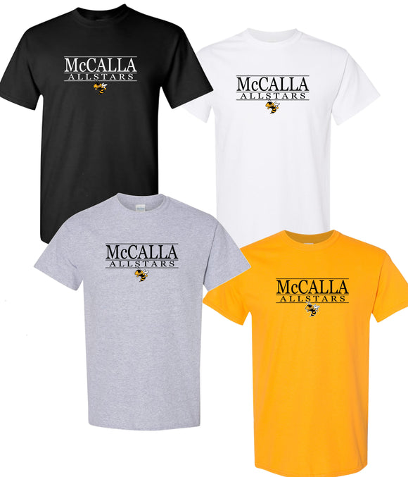 SHORT SLEEVE TSHIRT McCalla Allstars Block with Jacket