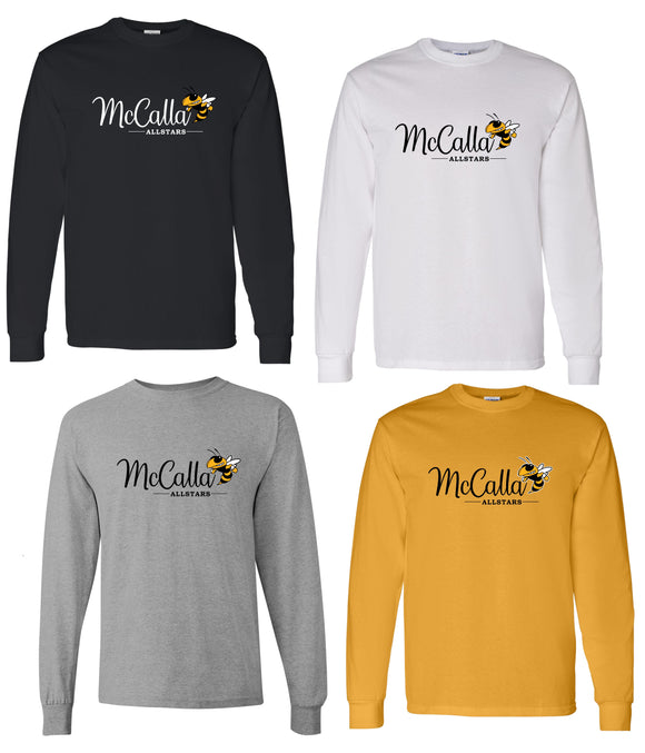 LONG SLEEVE TSHIRT McCalla Allstars Script With Jacket