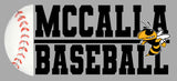 McCalla Baseball With Half Ball and Bee