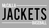 McCalla Jackets Baseball With Lines