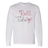 Roll Tide Script With Bow