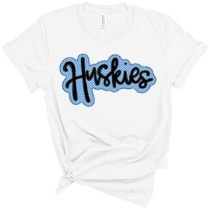 Helena Huskies FAUX Embroidery