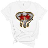 Elephant with FAUX Sequin Star Eyes