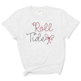 Roll Tide Script With Bow