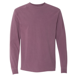 Comfort Colors Orange Beach Zip Code 36561 With Line Underneath - Long Sleeve Shirt