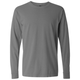 Comfort Colors Moody Zip Code 35004 With Line Underneath - Long Sleeve Shirt