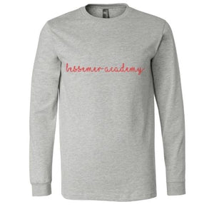 Bessemer Academy Cursive - Long Sleeve Shirt