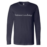 Bessemer Academy Cursive - Long Sleeve Shirt