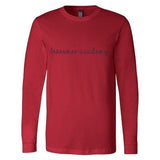 Bessemer Academy Cursive - Long Sleeve Shirt