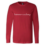 Bessemer Academy Cursive - Long Sleeve Shirt