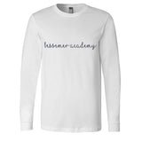 Bessemer Academy Cursive - Long Sleeve Shirt