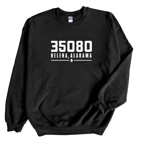 Mens Zip Code Sweatshirt - Sweatshirt