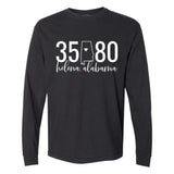 Comfort Colors Helena Zip Code 35080 With State Outline as Zero - Long Sleeve Shirt