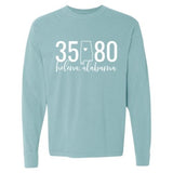 Comfort Colors Helena Zip Code 35080 With State Outline as Zero - Long Sleeve Shirt