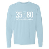 Comfort Colors Helena Zip Code 35080 With State Outline as Zero - Long Sleeve Shirt