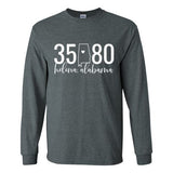 Gildan Helena Zip Code 35080 With State Outline as Zero - Long Sleeve Shirt