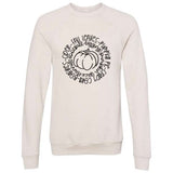 Fall Words In A Circle With Pumpkin In The Middle - Sweatshirt