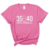 Gildan Calera Zip Code 35040 With State Outline as Zero - Short Sleeve Shirt