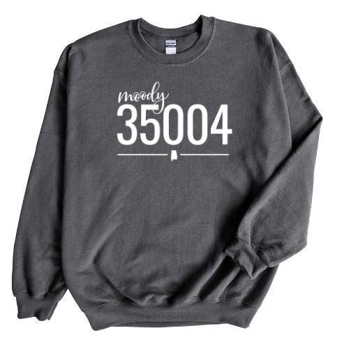 Gildan Moody Zip Code 35004 With Line Underneath - Sweatshirt