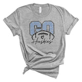 Go Huskies Leopard Football - Short Sleeve Shirt