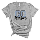 Go Huskies Leopard - Short Sleeve Shirt