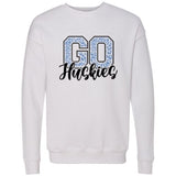 Go Huskies Leopard - Sweatshirt