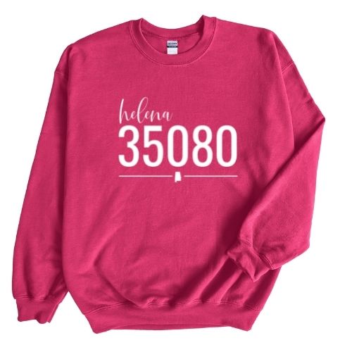 Gildan Helena Zip Code 35080 With Line Underneath - Sweatshirt