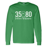 Gildan Helena Zip Code 35080 With State Outline as Zero - Long Sleeve Shirt