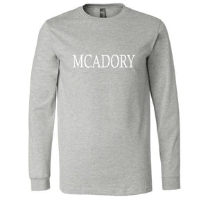 McAdory In All Caps - Long Sleeve Shirt