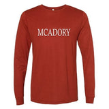 McAdory In All Caps - Long Sleeve Shirt
