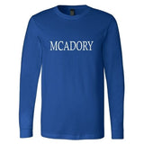 McAdory In All Caps - Long Sleeve Shirt