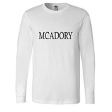 McAdory In All Caps - Long Sleeve Shirt