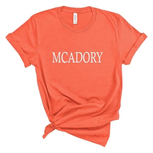 McAdory In All Caps - Short Sleeve Shirt